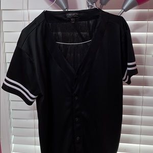 baseball button up jersey